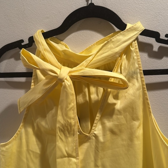 NWT J.Crew Yellow Halter Neck Women's Top 00 - Picture 6 of 6